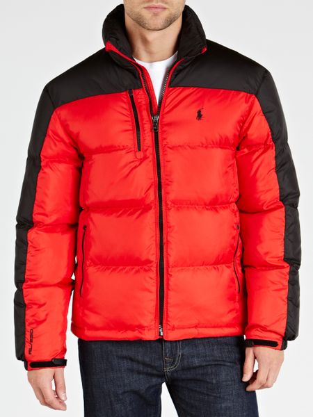 Polo Ralph Lauren Trek Puffer Jacket in Red for Men (F) | Lyst