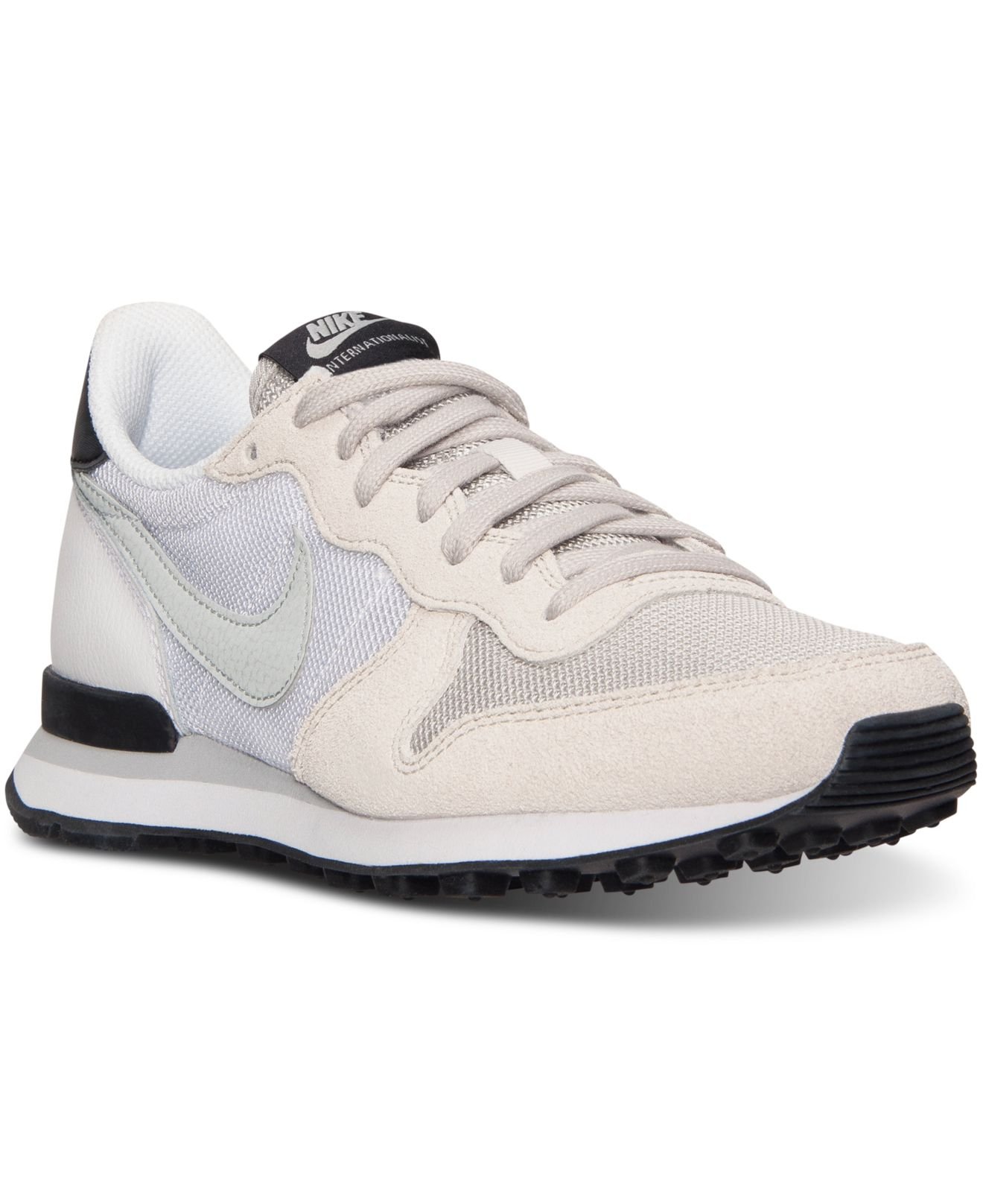 Nike Leather Women's Internationalist Casual Sneakers From Finish Line