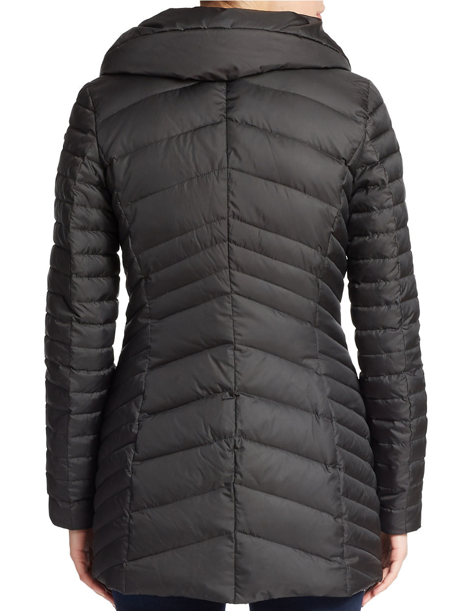 Marc new york Plus Slim-fit Puffer Jacket in Black | Lyst