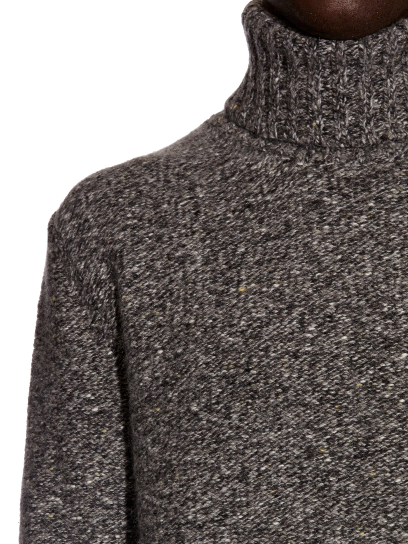 Lyst - Valentino Flecked Wool And Cashmere-blend Sweater in Gray for Men