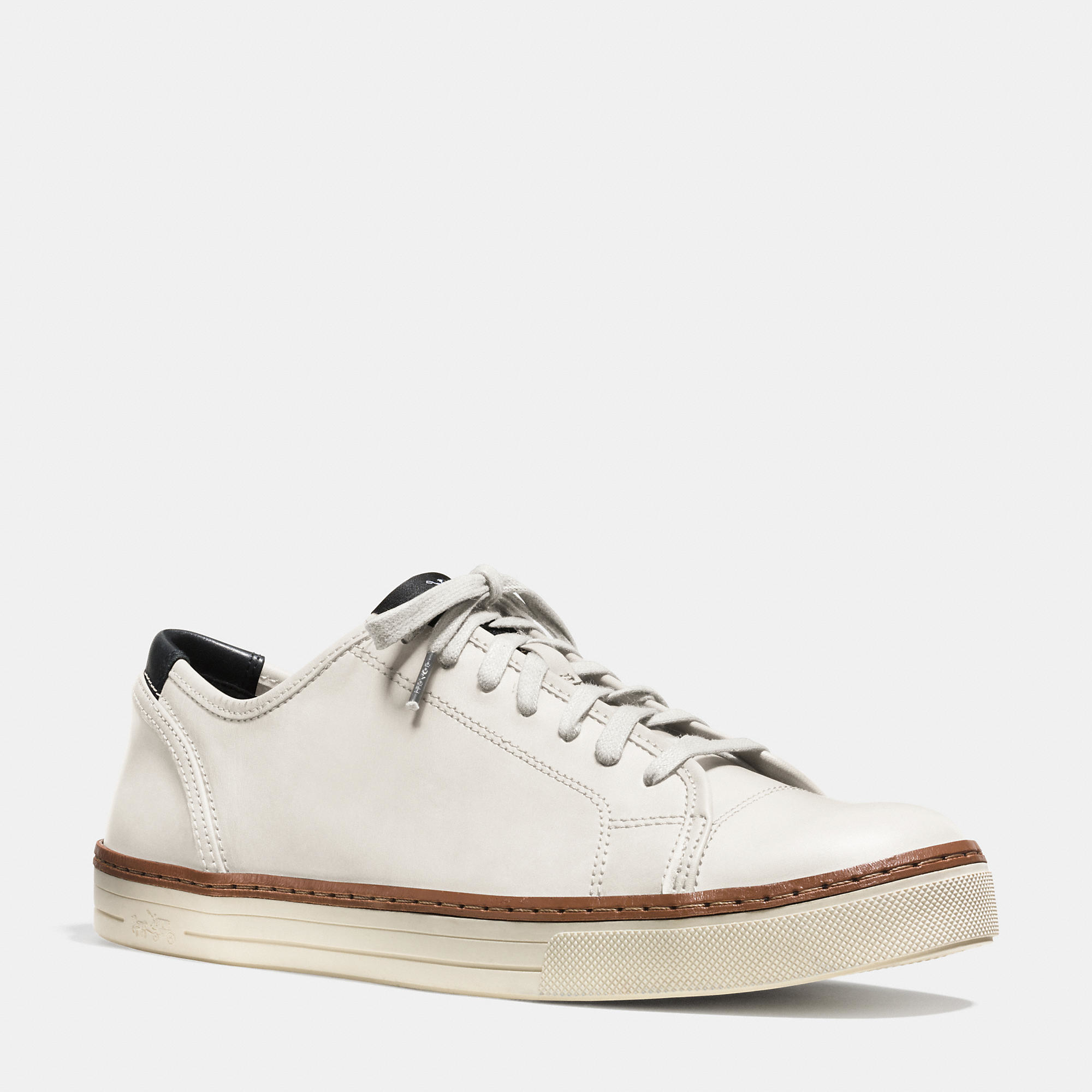 coach men's white sneakers