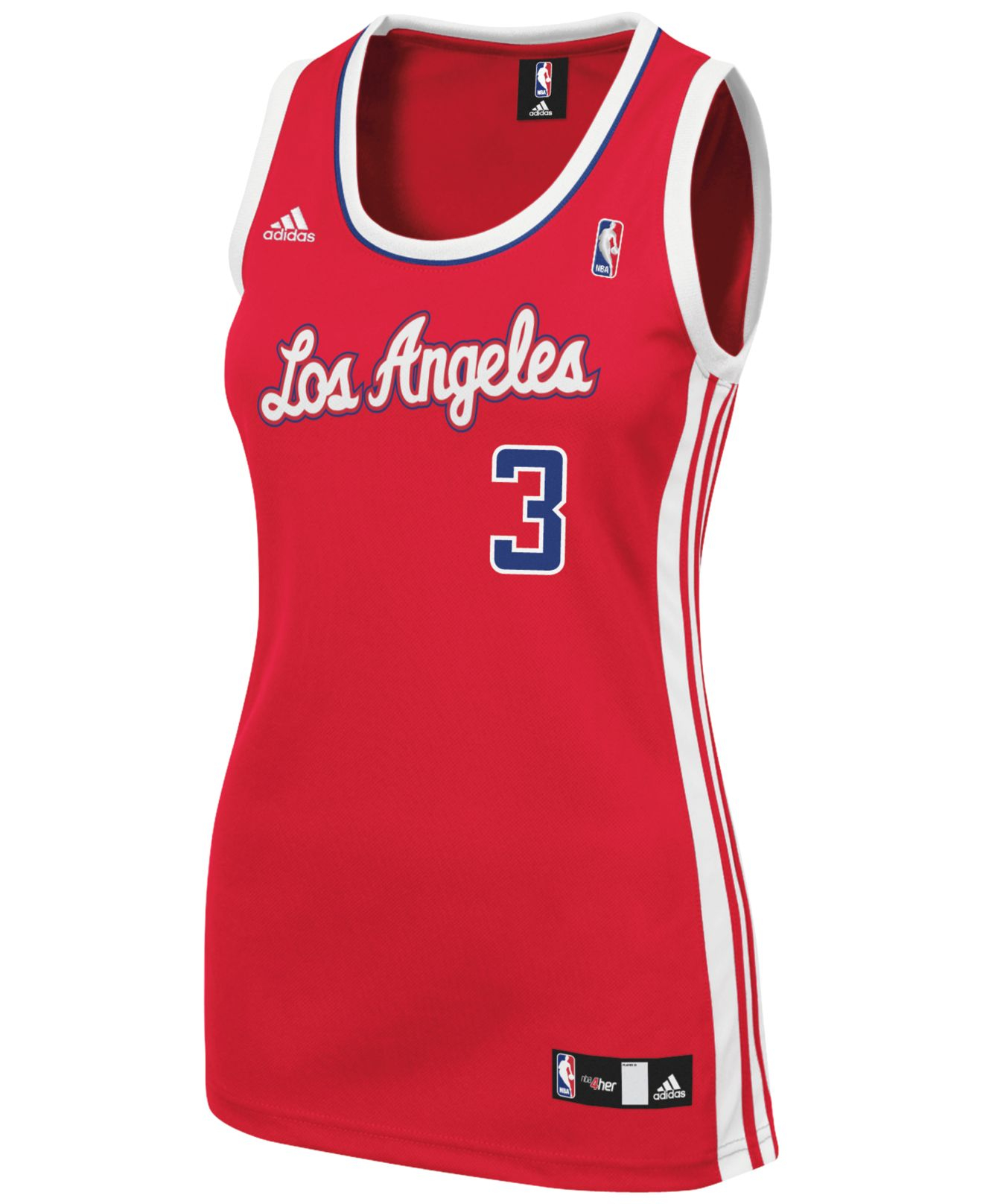 Adidas Women's Chris Paul Los Angeles Clippers Jersey in Red | Lyst