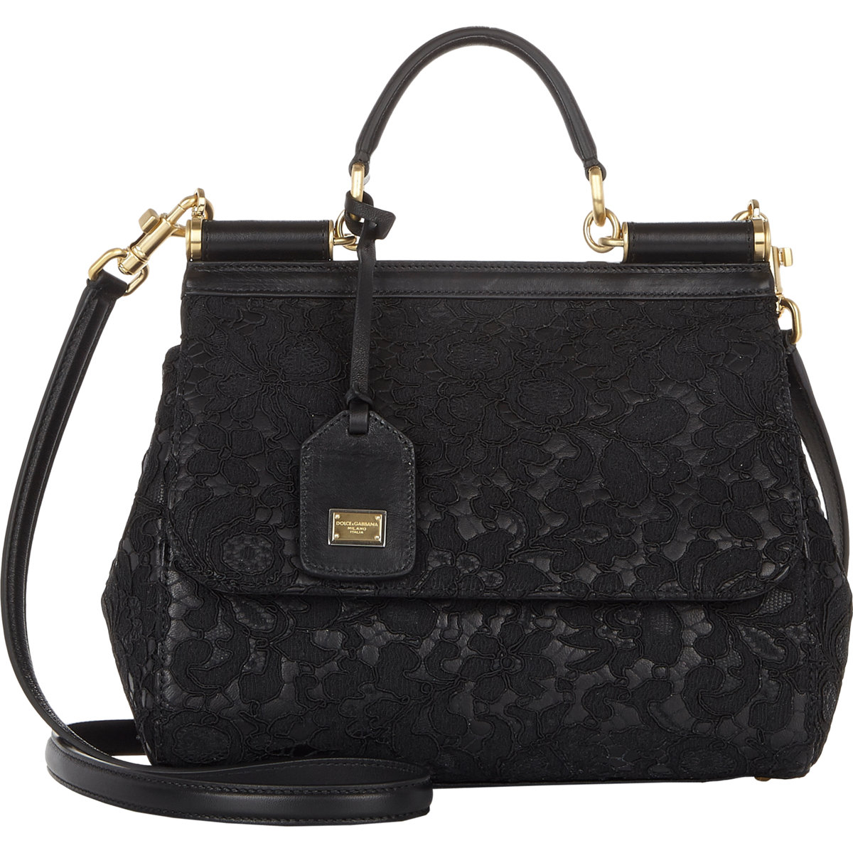 Black Lace Handbag