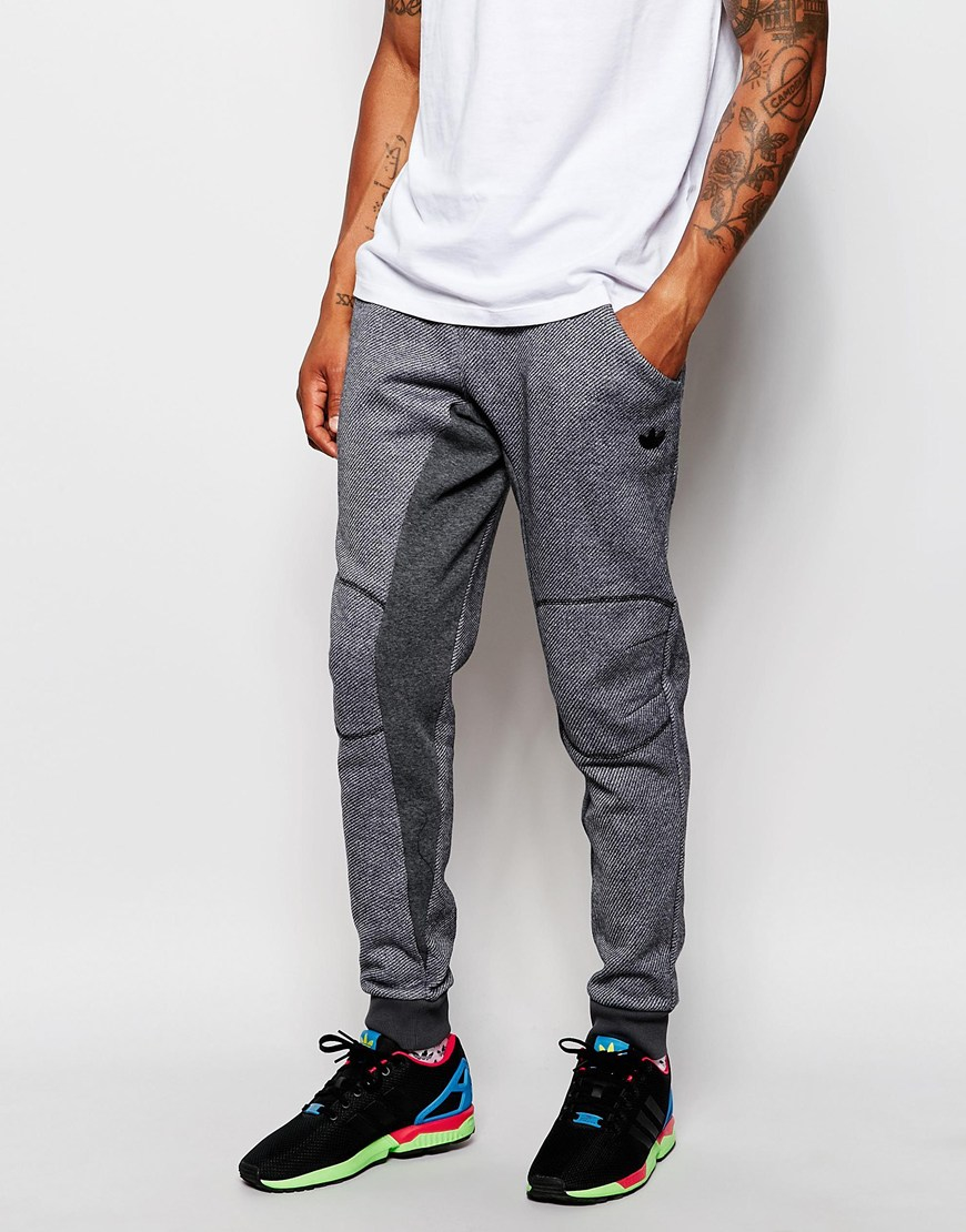 Adidas originals Skinny Joggers Ab9275 in Gray for Men | Lyst