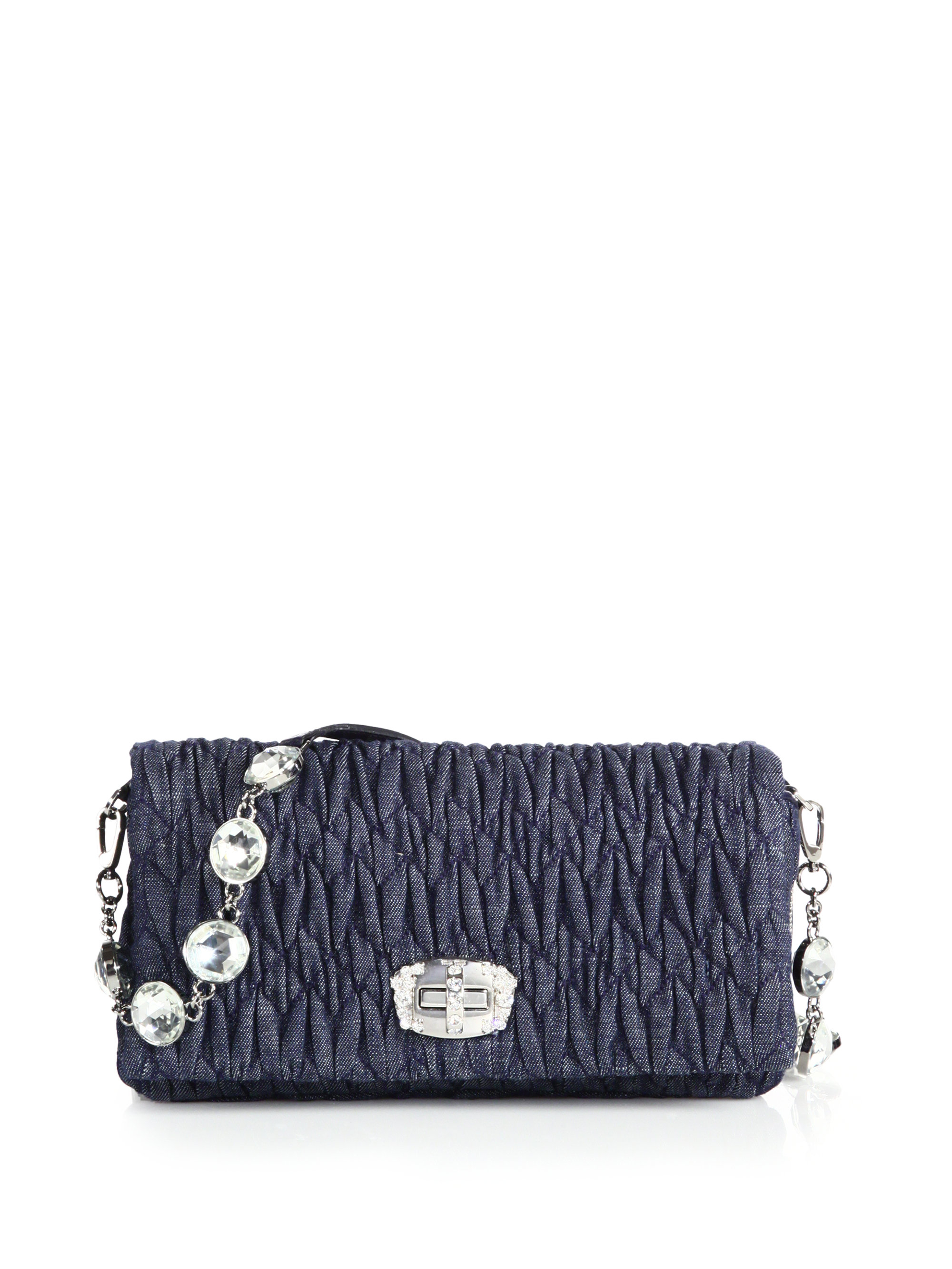 miu miu chain shoulder bag