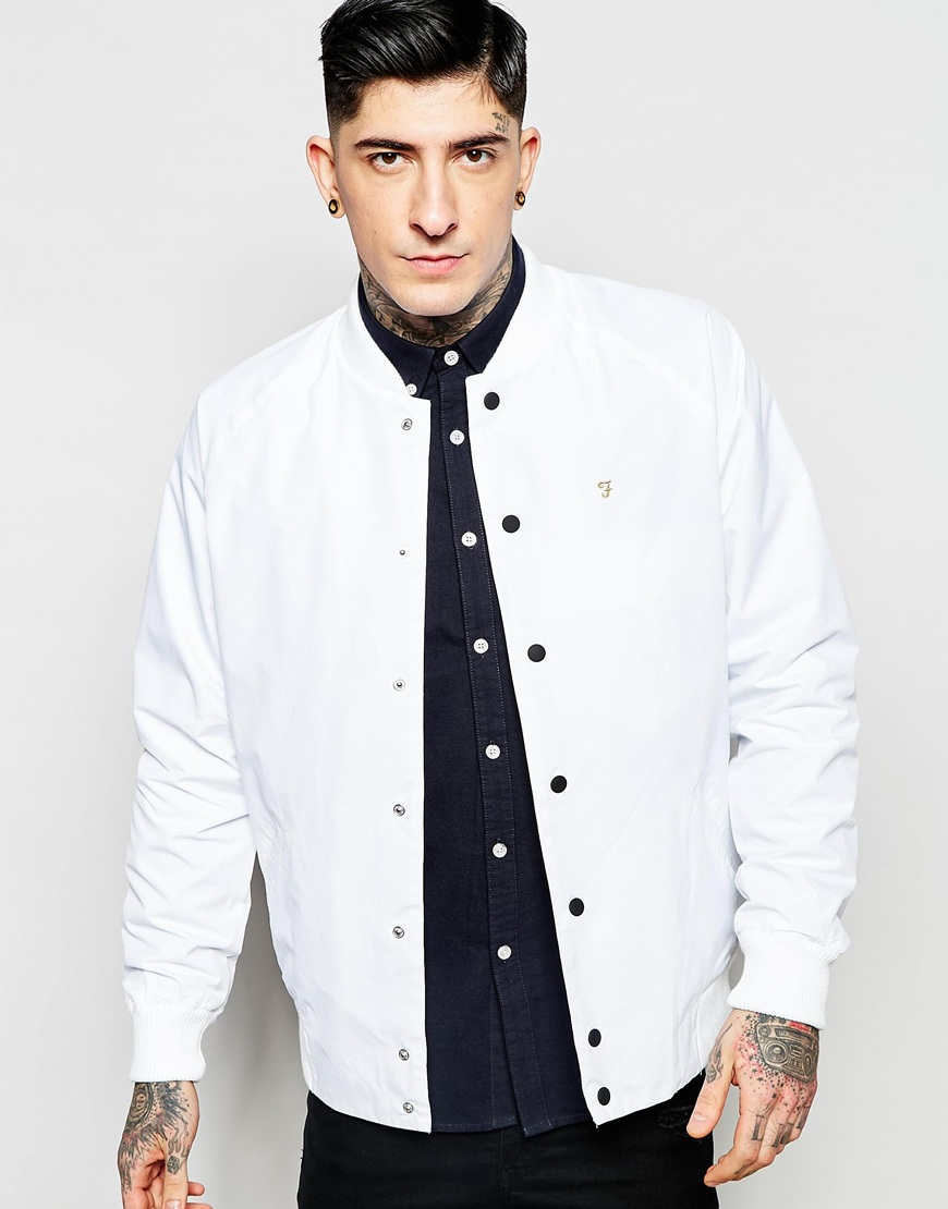 White Bomber Jacket Mens India