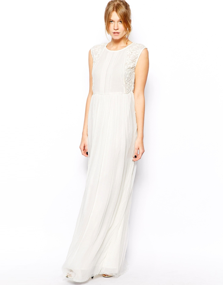 mango white maxi dress