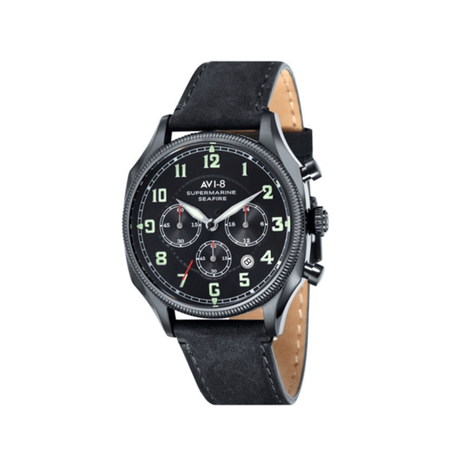 Lyst - Avi-8 Supermarine Seafire Watch in Black for Men