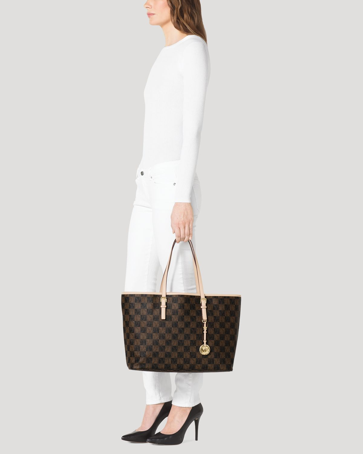 michael kors jet set travel lg ew tote