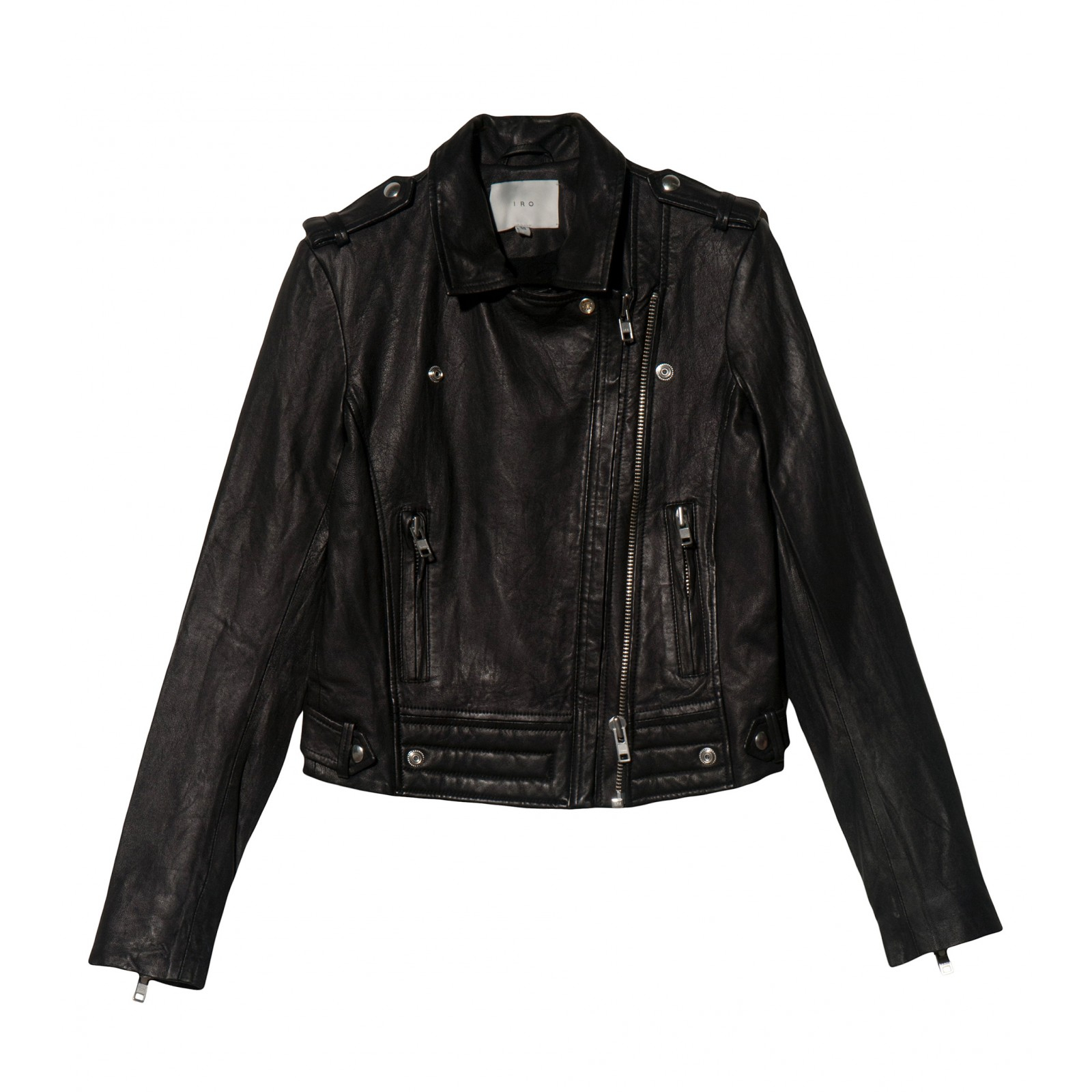 Iro Black And White Leather Jacket Modern Fashion Photo Blog Iro Black And White Leather Jacket