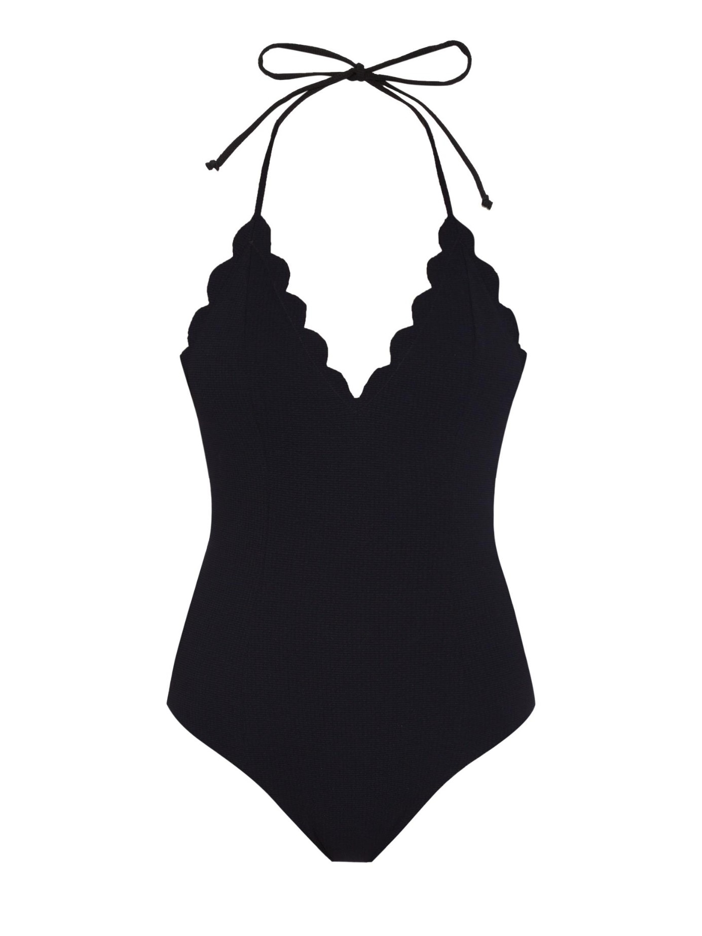 Lyst - Marysia Swim Broadway Scalloped Swimsuit in Black