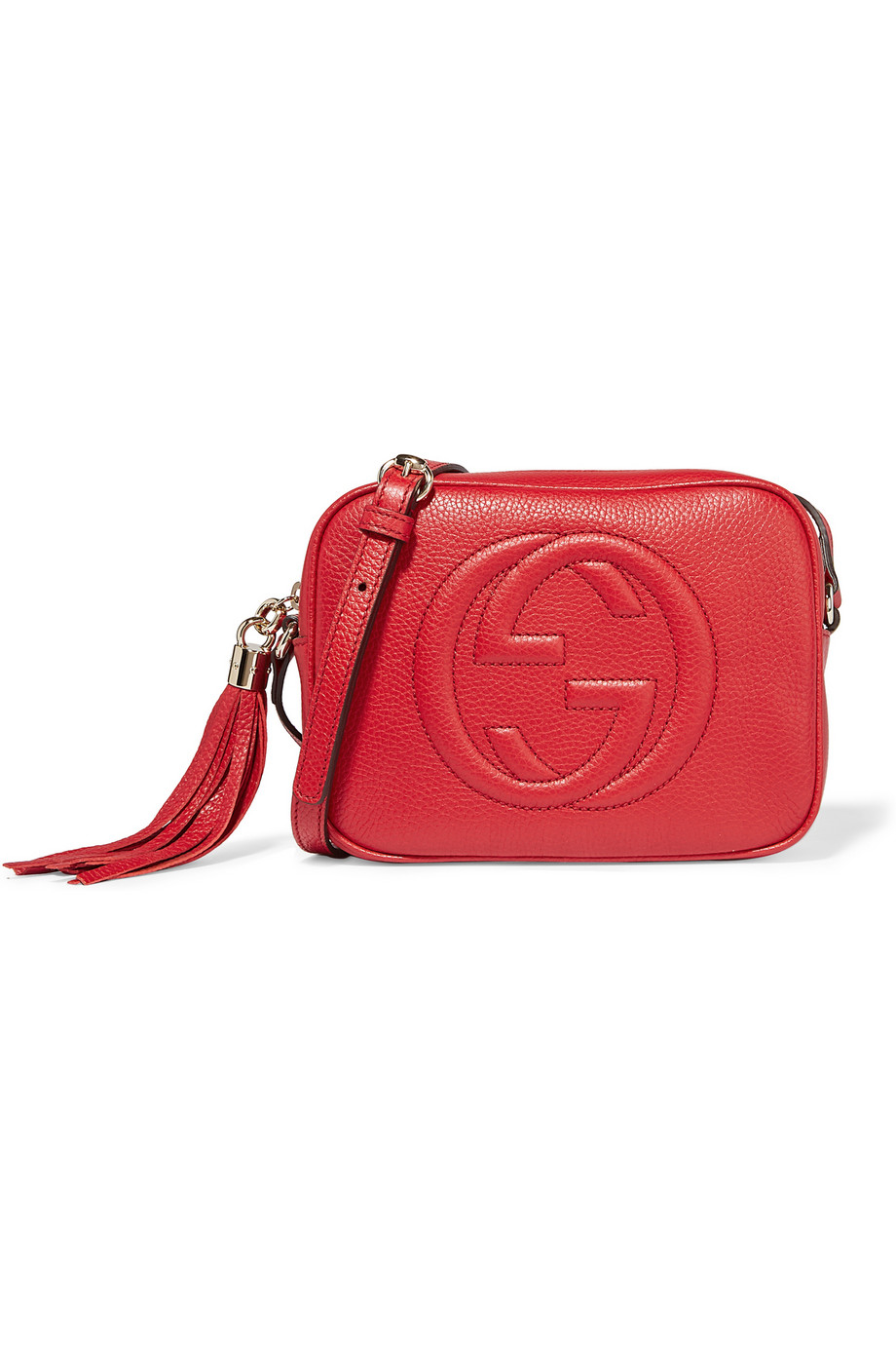 Lyst - Gucci Soho Leather Disco Bag in Red