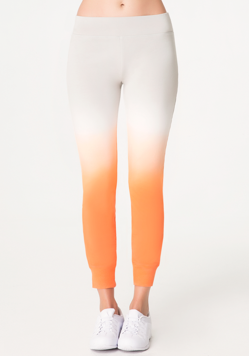 Lyst Bebe Dip Dye Soft Pants in Orange
