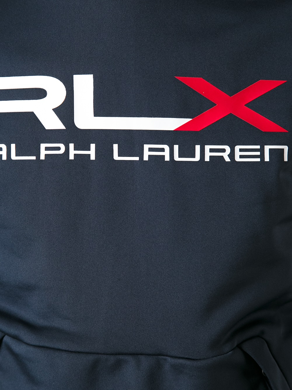 Lyst - Rlx Ralph Lauren Logo Print Hoodie in Blue for Men