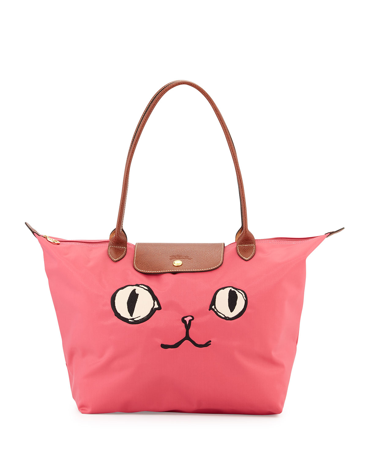 Lyst Longchamp Le Pliage Miaou Large Tote Bag In Pink 7268