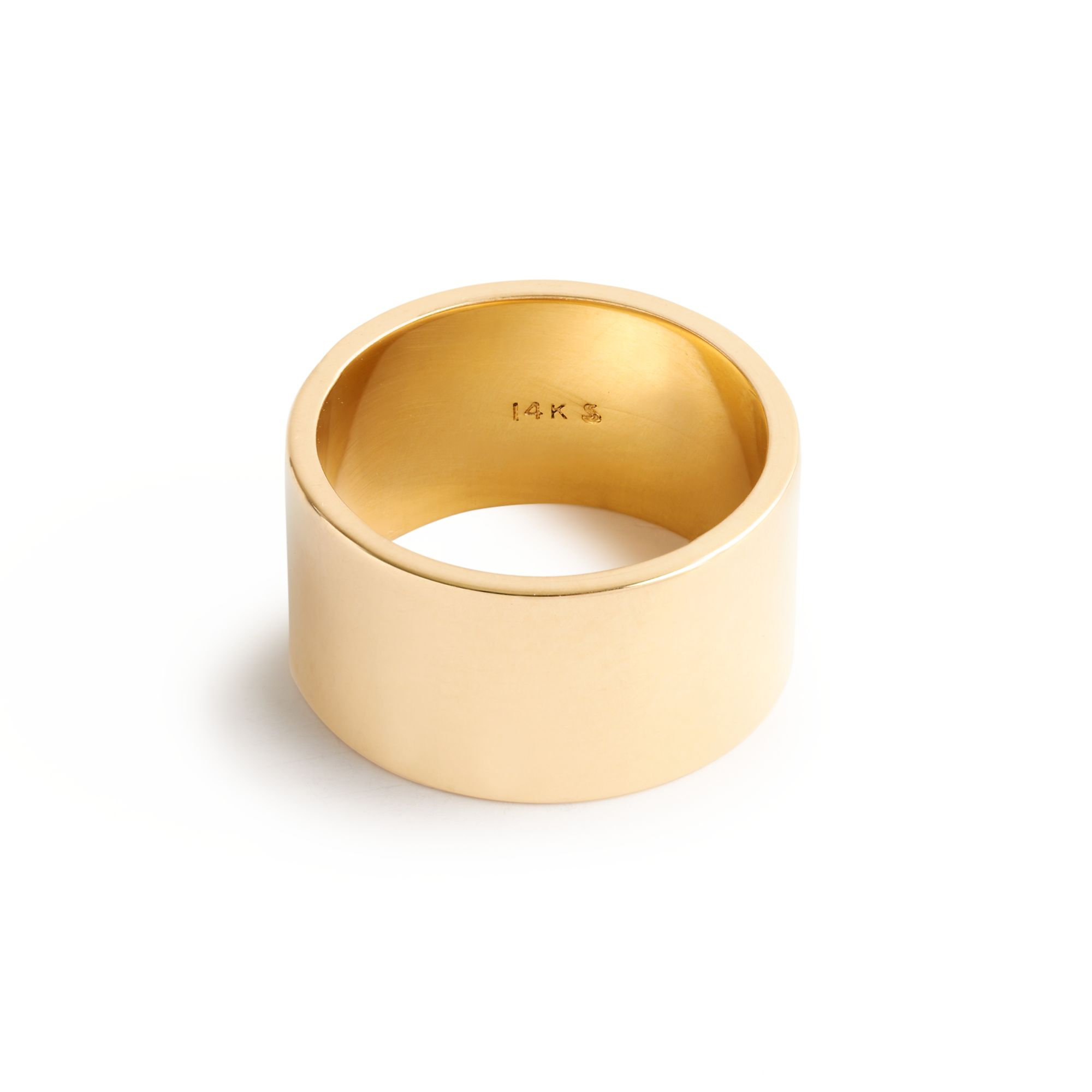 J.crew Brvtvs Thick 14k Gold Ring in Gold (yellow gold) | Lyst