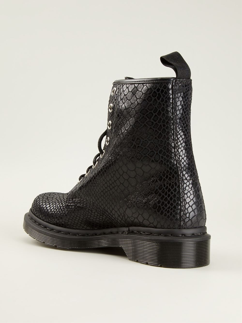 dr martens snakeskin boots