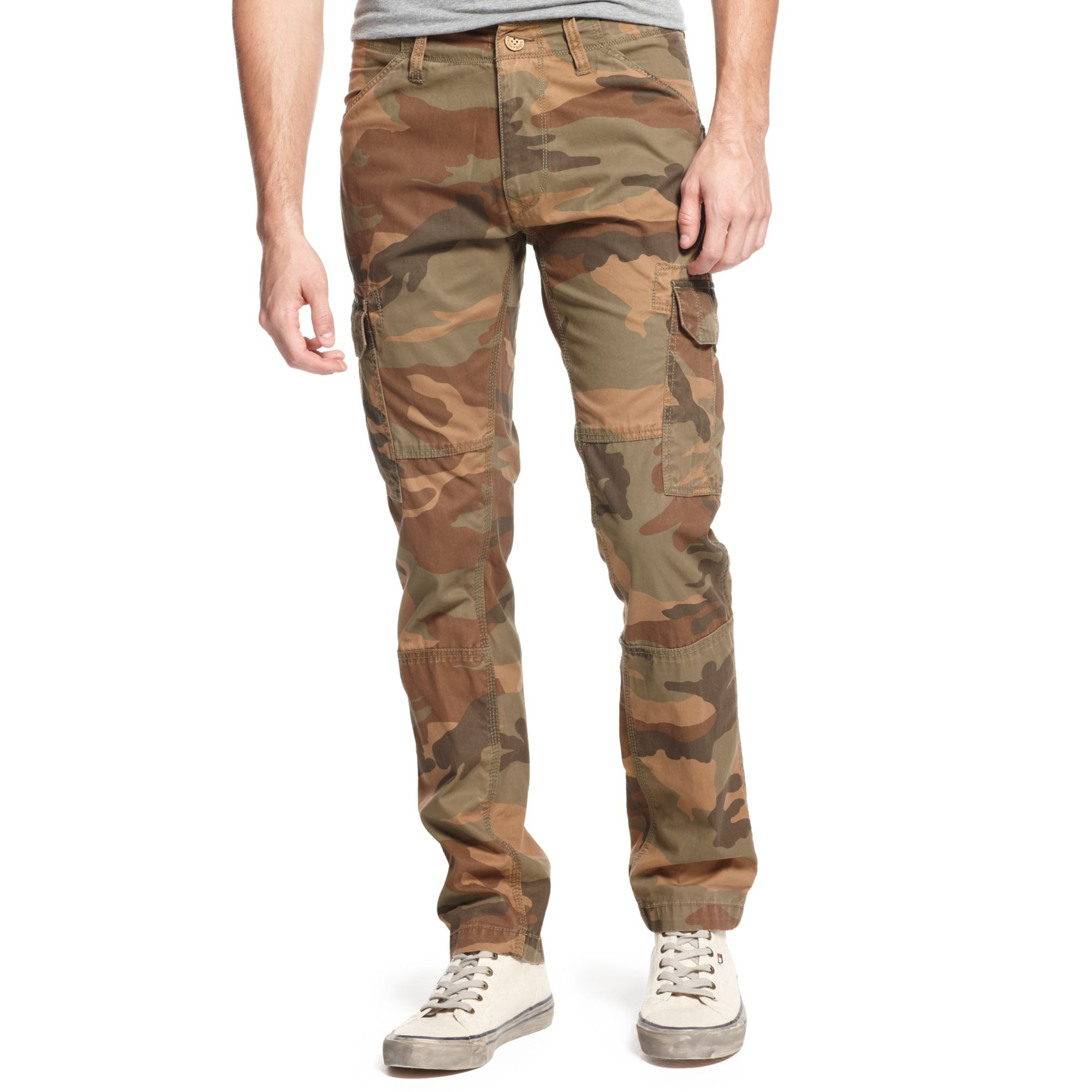 Tommy Hilfiger Ronnie Cargo Pants in Green for Men (Olive Night) | Lyst