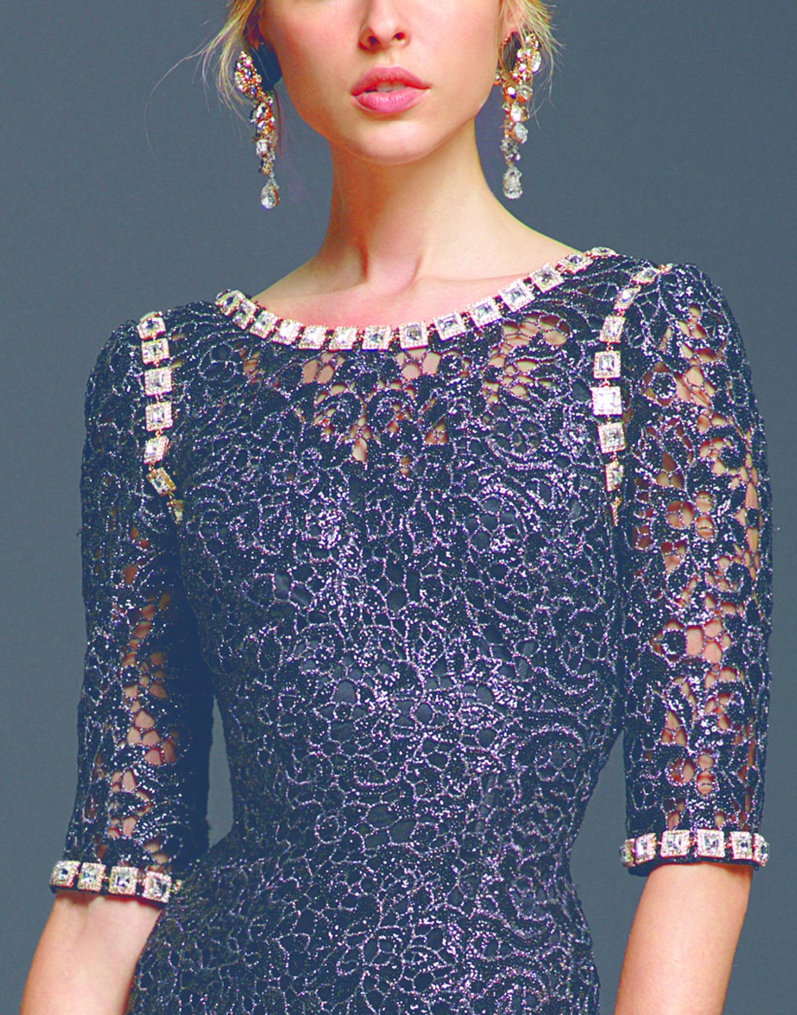 dolce and gabbana lace gown