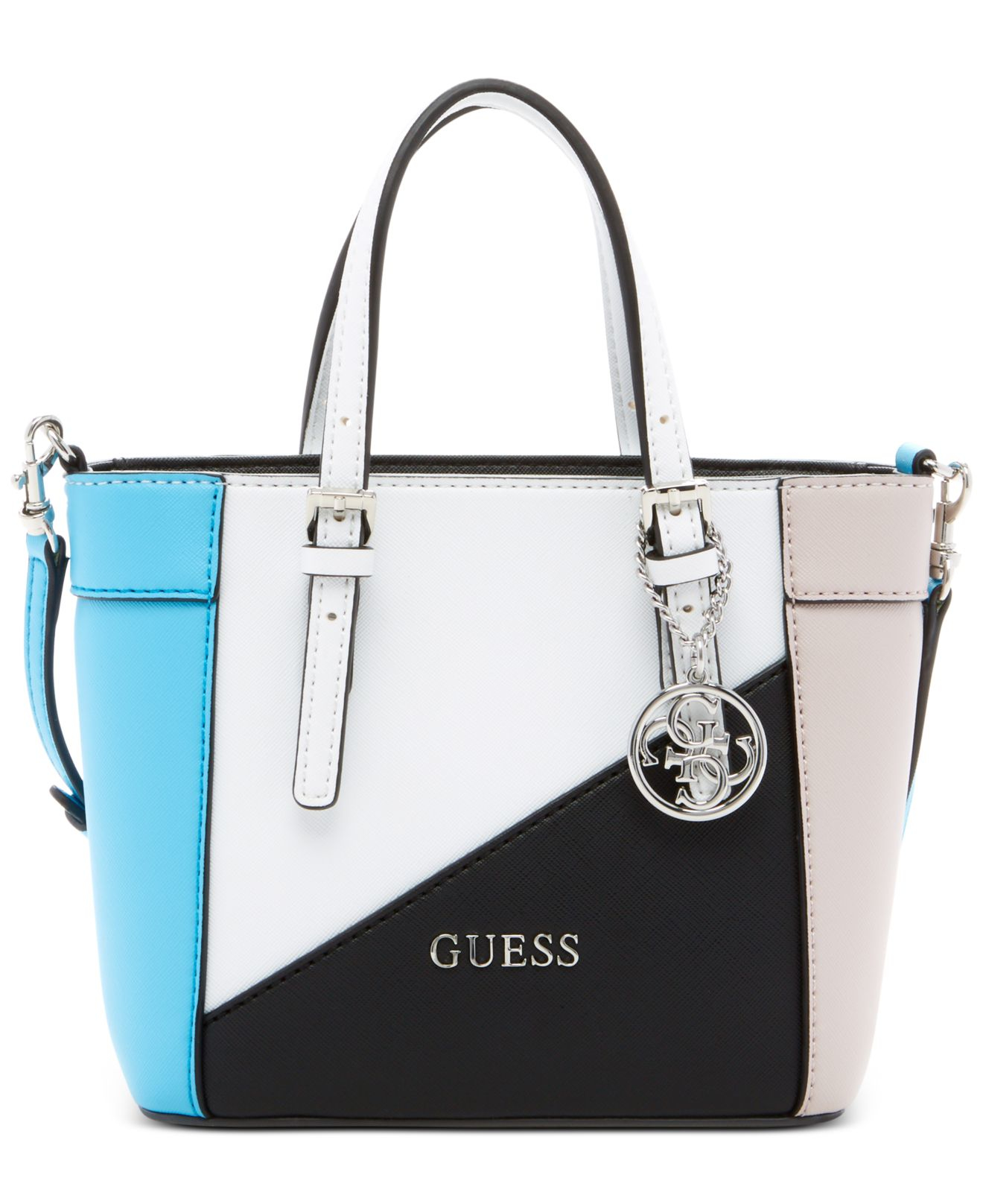 Lyst Guess Delaney Pee Tote With Crossbody Strap Gallery