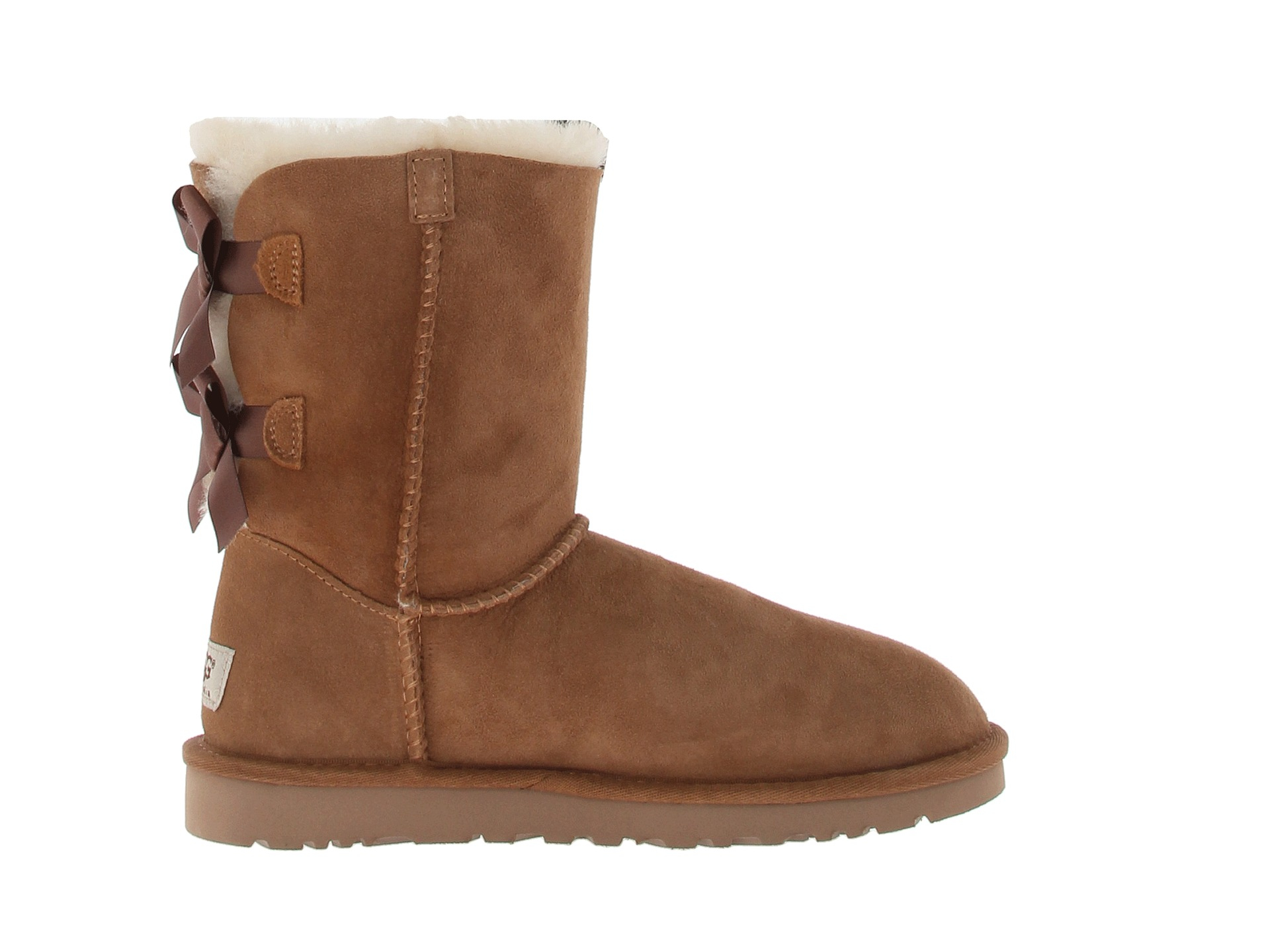 Brown Uggs With Bows In The Back Division Of Global Affairs.