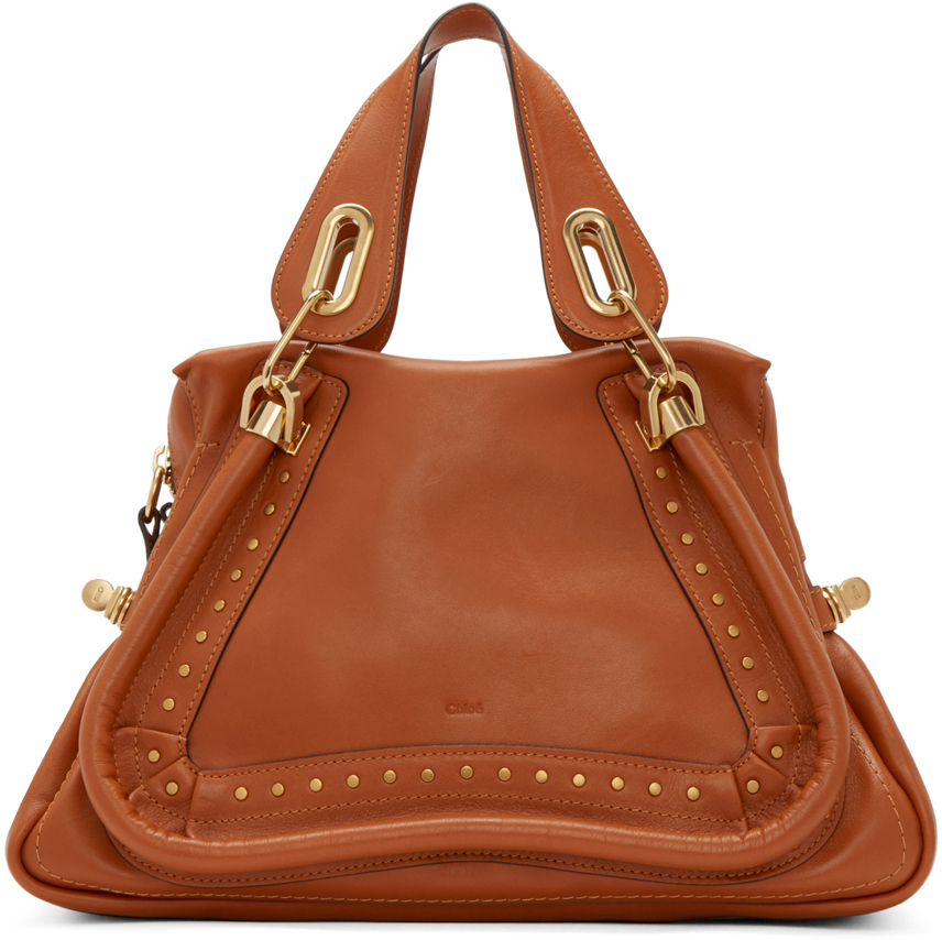 chloe leather tote