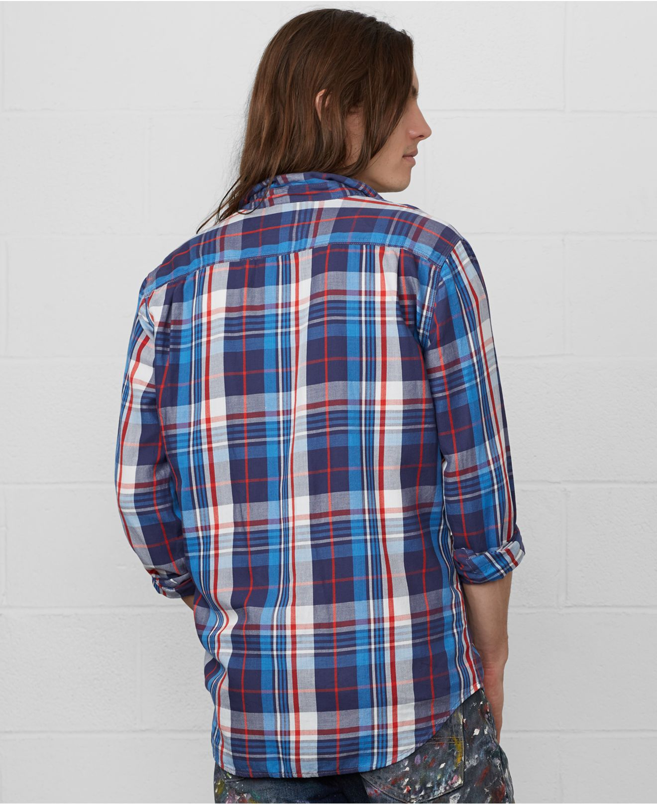 Lyst Denim & Supply Ralph Lauren Lightweight Plaid Flannel Shirt in