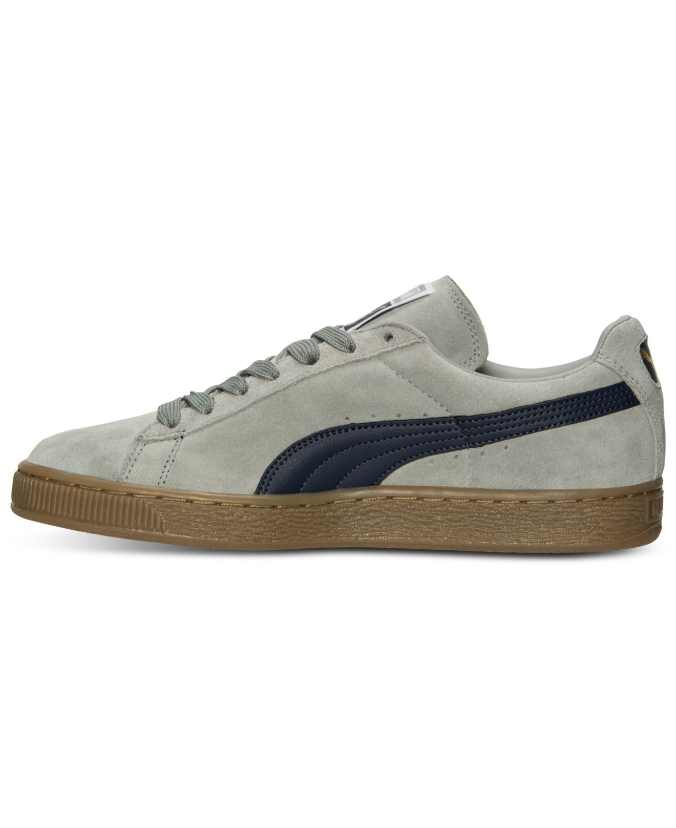 mens puma leather shoes
