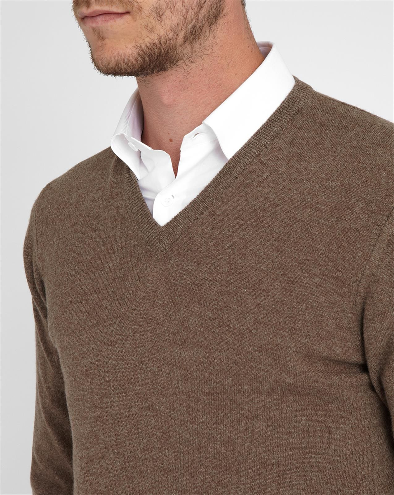 mens brown cardigan with elbow patches