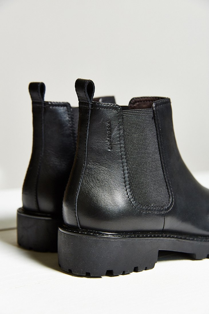 vagabond kenova womens black leather chelsea boots