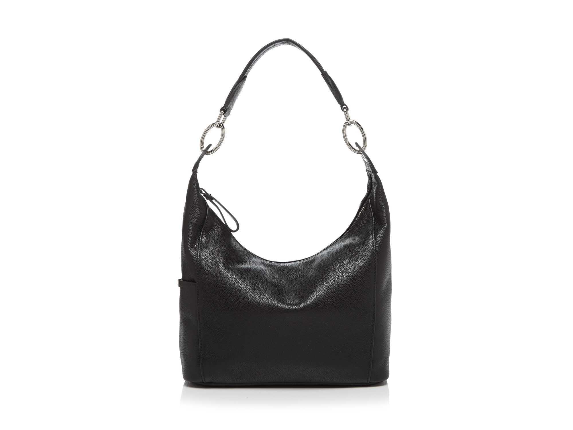 Lyst - Longchamp Le Foulonne Small Hobo in Black