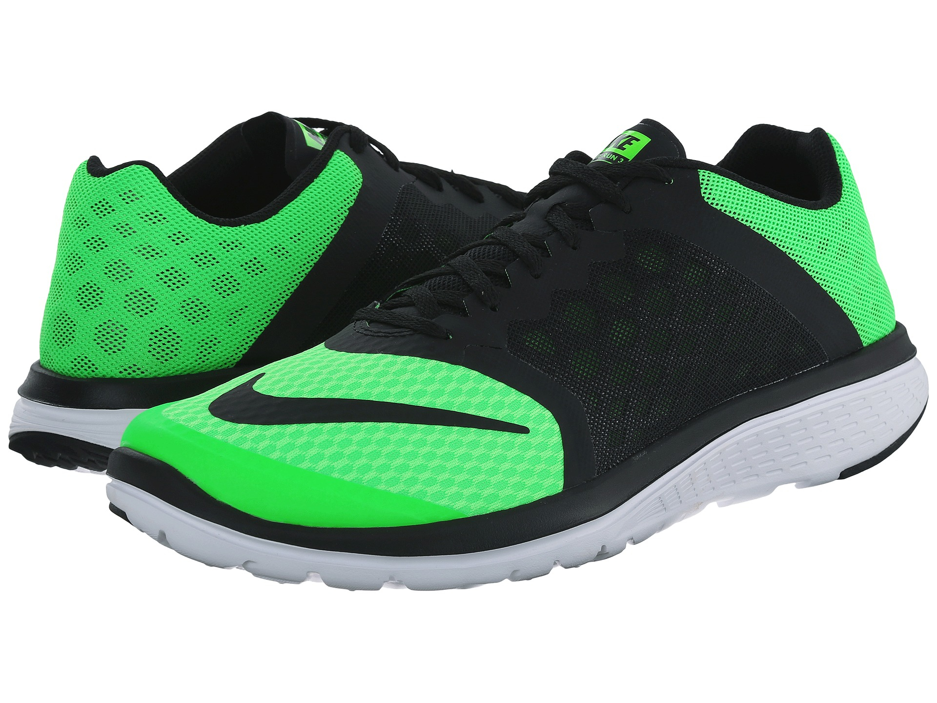 nike run black green