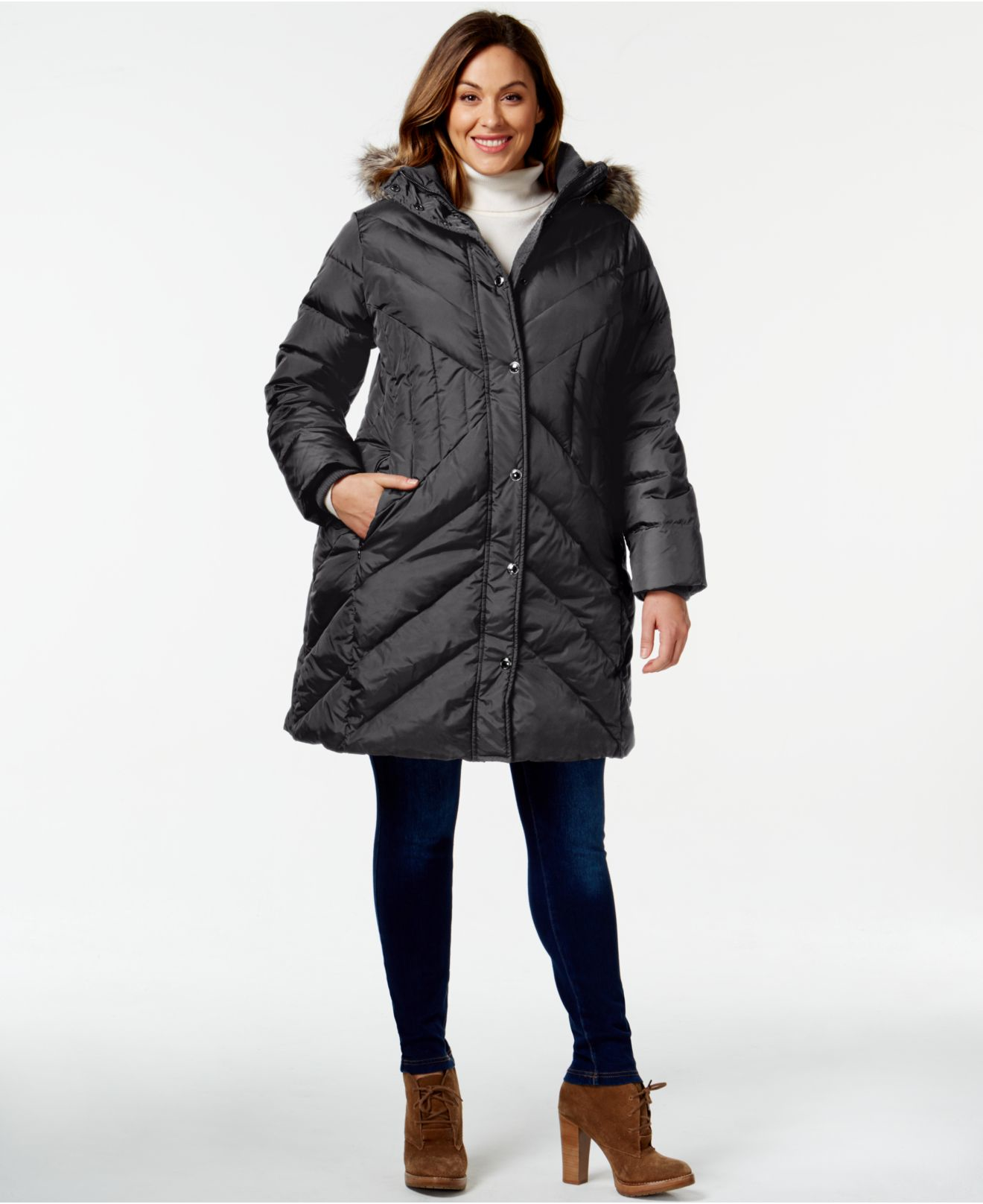 Gallery womenu0027s plus size quilted down jacket women girls
