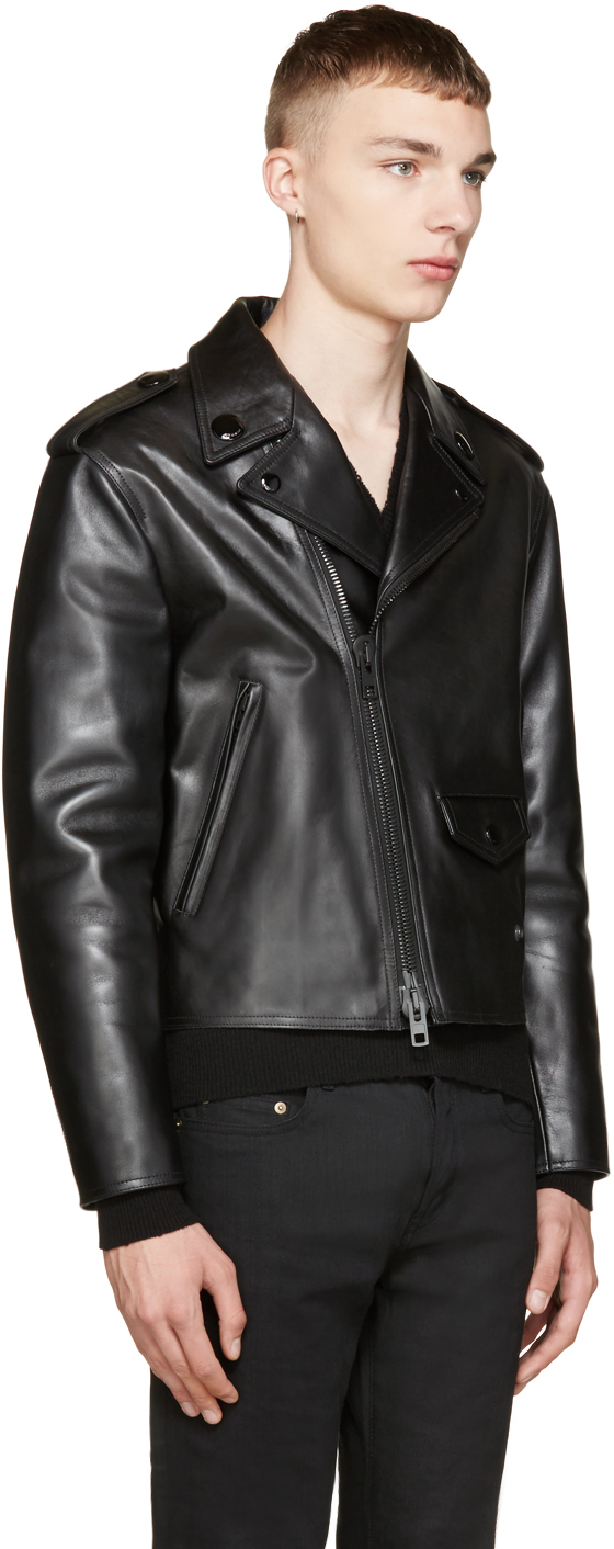 Lyst Givenchy Black Leather Classic Biker Jacket In For Men Gallery