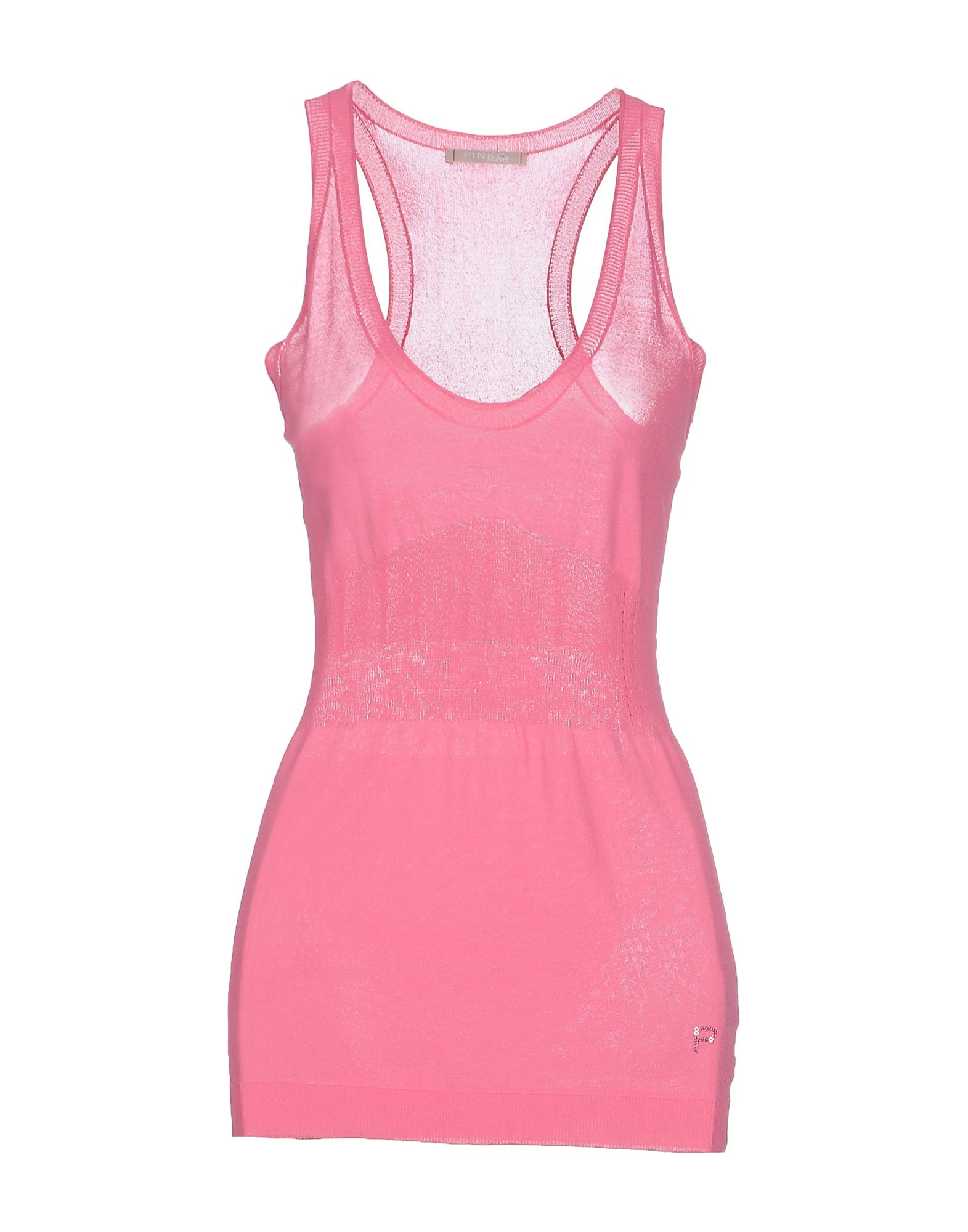 pinko tank top in pink lyst pinko tank top in pink lyst