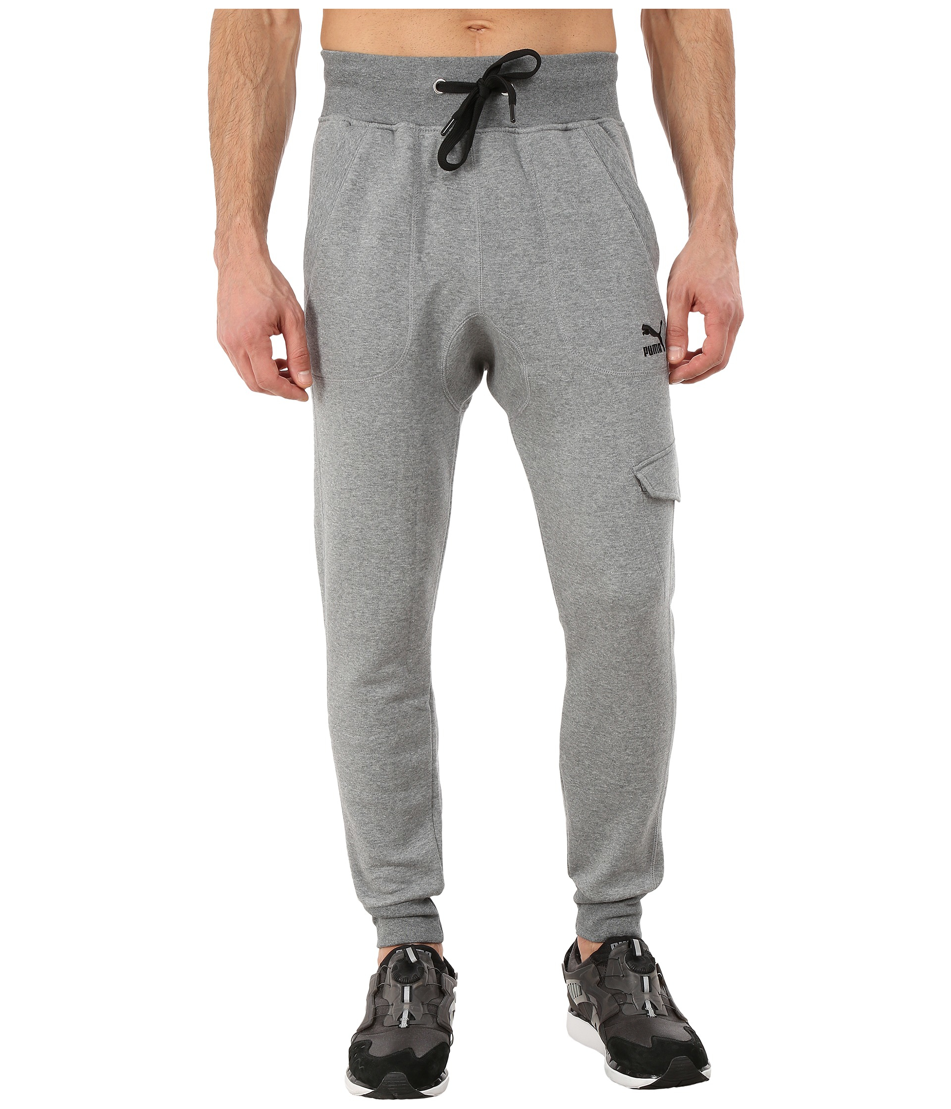 puma grey pants