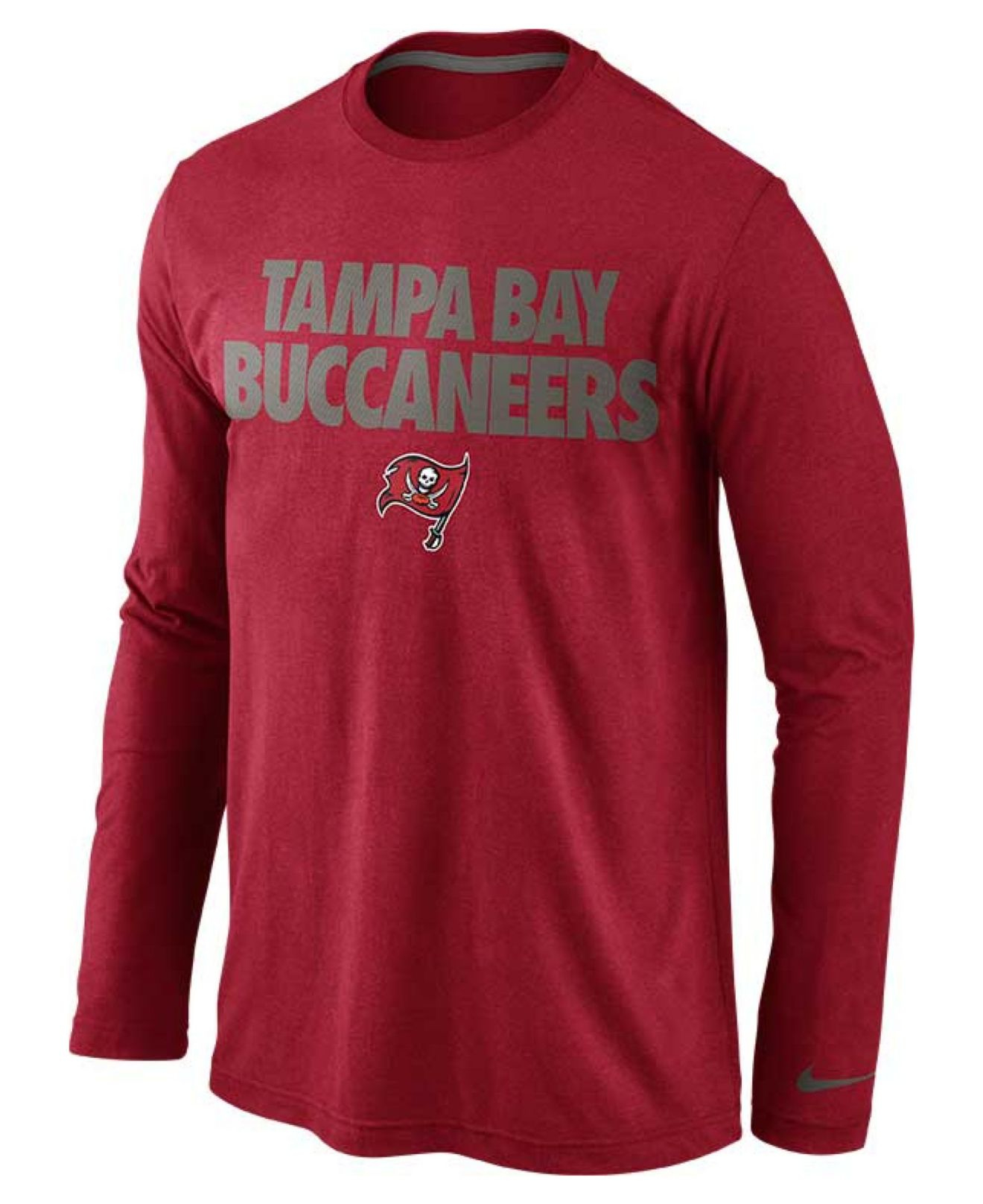 Lyst - Nike Men'S Long-Sleeve Tampa Bay Buccaneers Foundation T-Shirt ...