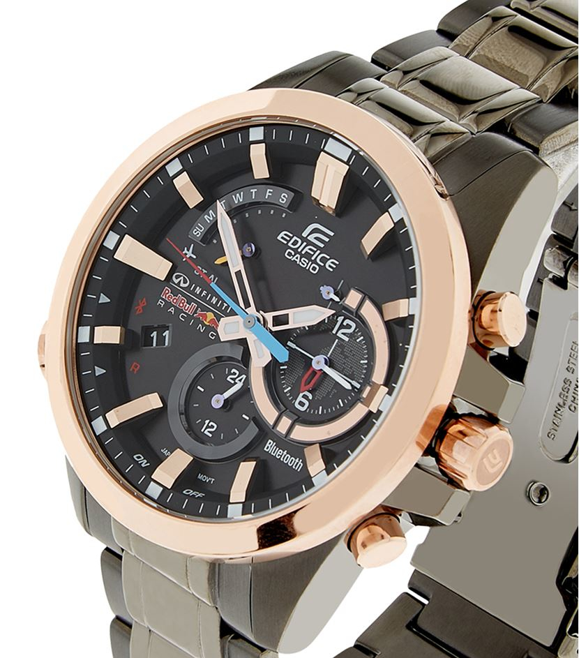 adjustment shock s time watch Watch G for Men shock in Brown Red Edifice Bull Bluetooth