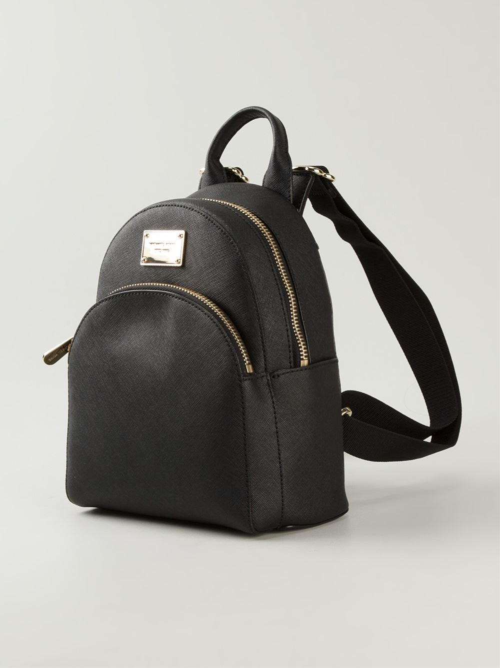 Lyst - Michael Kors Small Backpack in Black