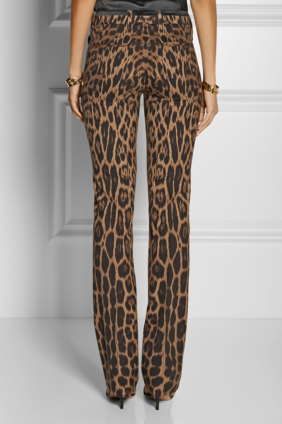 leopard print bike pants