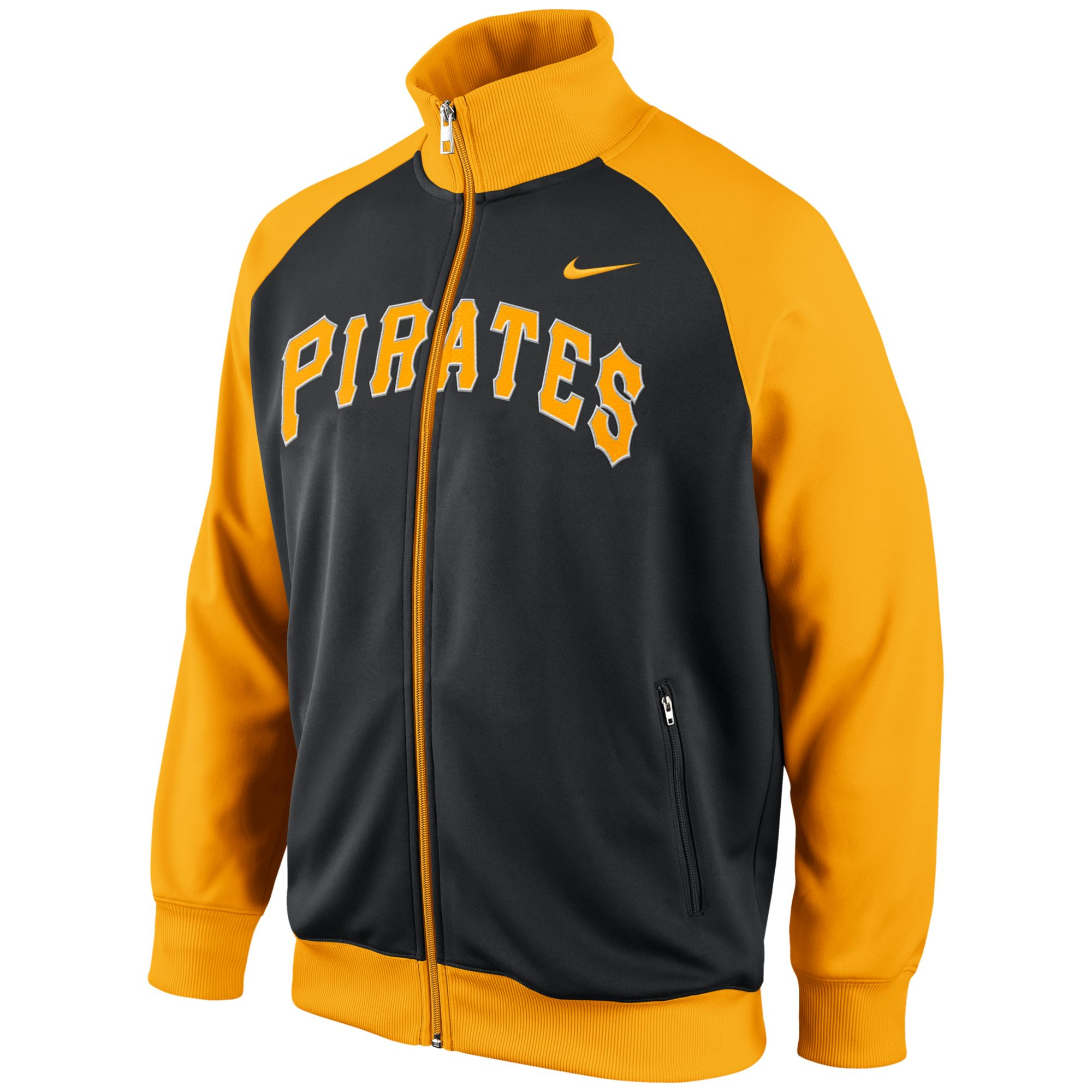 Nike Mens Pittsburgh Pirates Track Jacket in Black for Men | Lyst