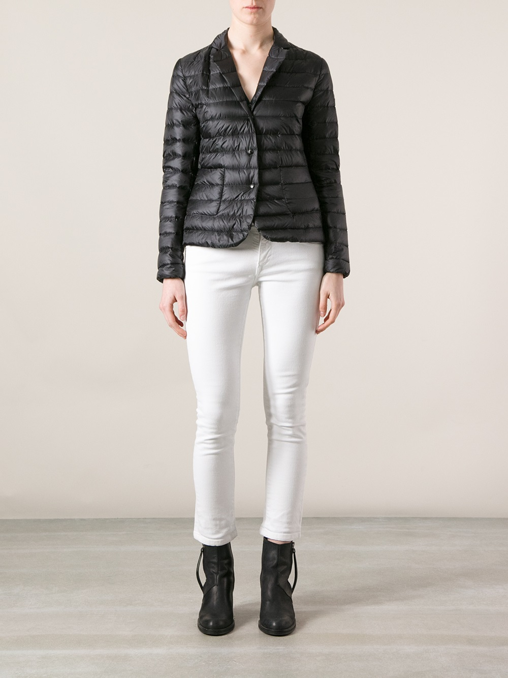moncler padded blazer