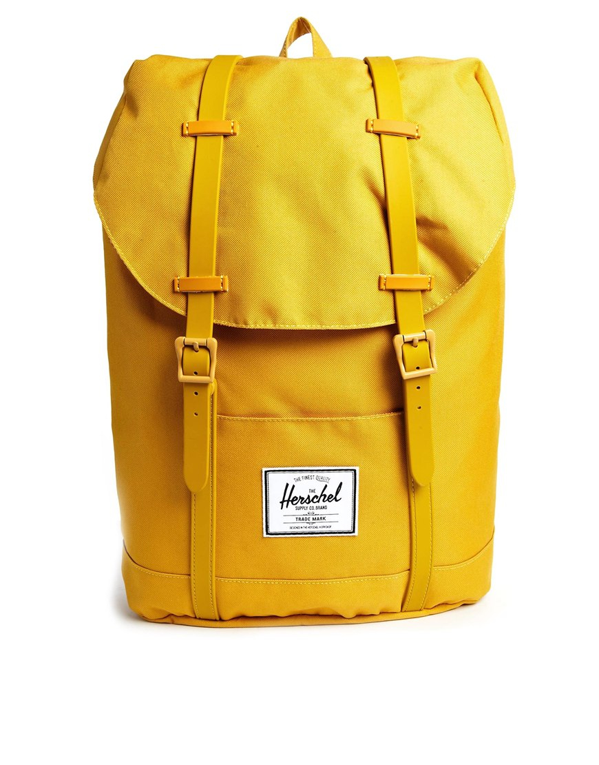 Lyst - Herschel Supply Co. Retreat Backpack in Yellow for Men