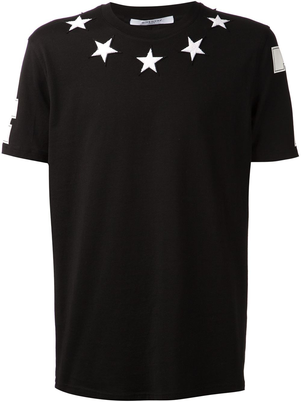 Lyst - Givenchy Terry Cloth Star T-Shirt in Black for Men