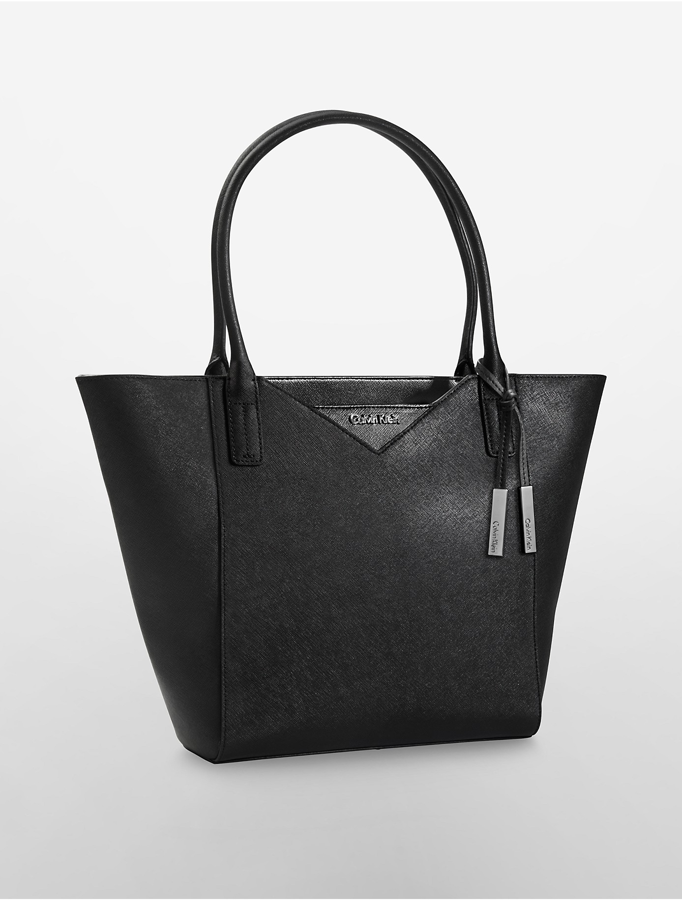 Calvin Klein Black Large Saffiano shops