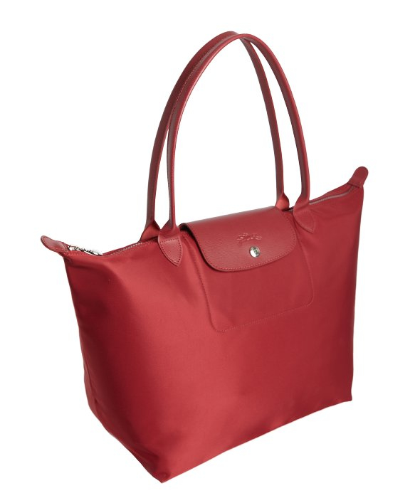 Longchamp Opera Red Nylon 'le Pliage Nã©o' Tote Bag in Red | Lyst