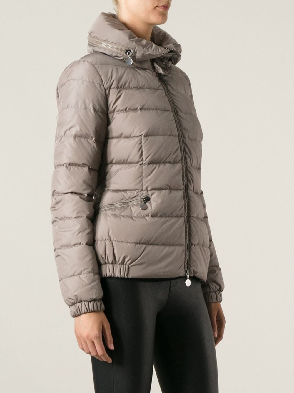 Lyst - Moncler Sanglier Padded Jacket in Natural