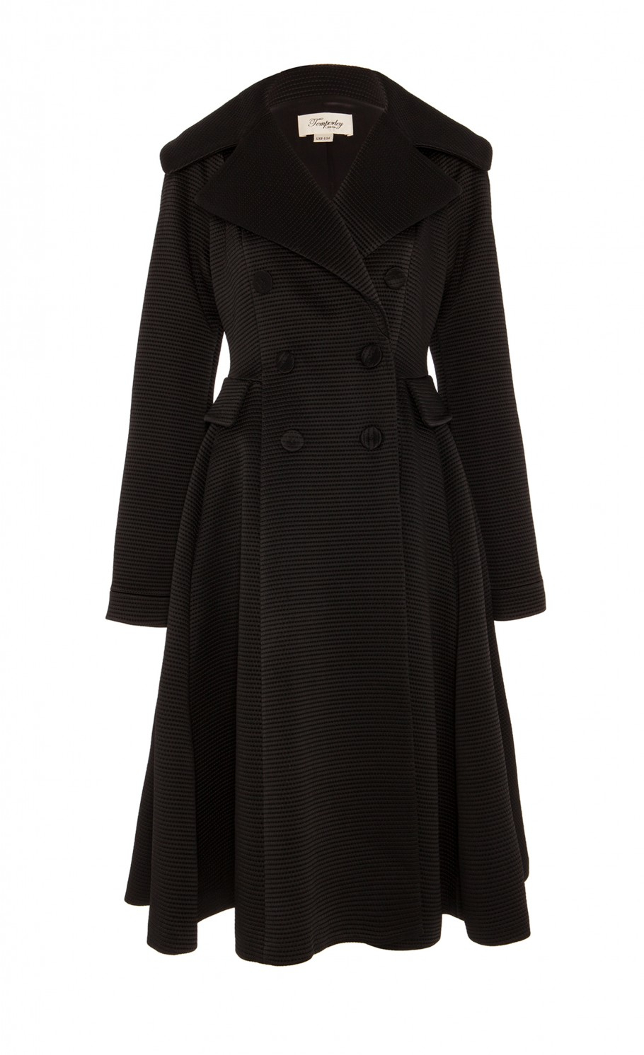 Temperley London Maestri Coat in Black | Lyst