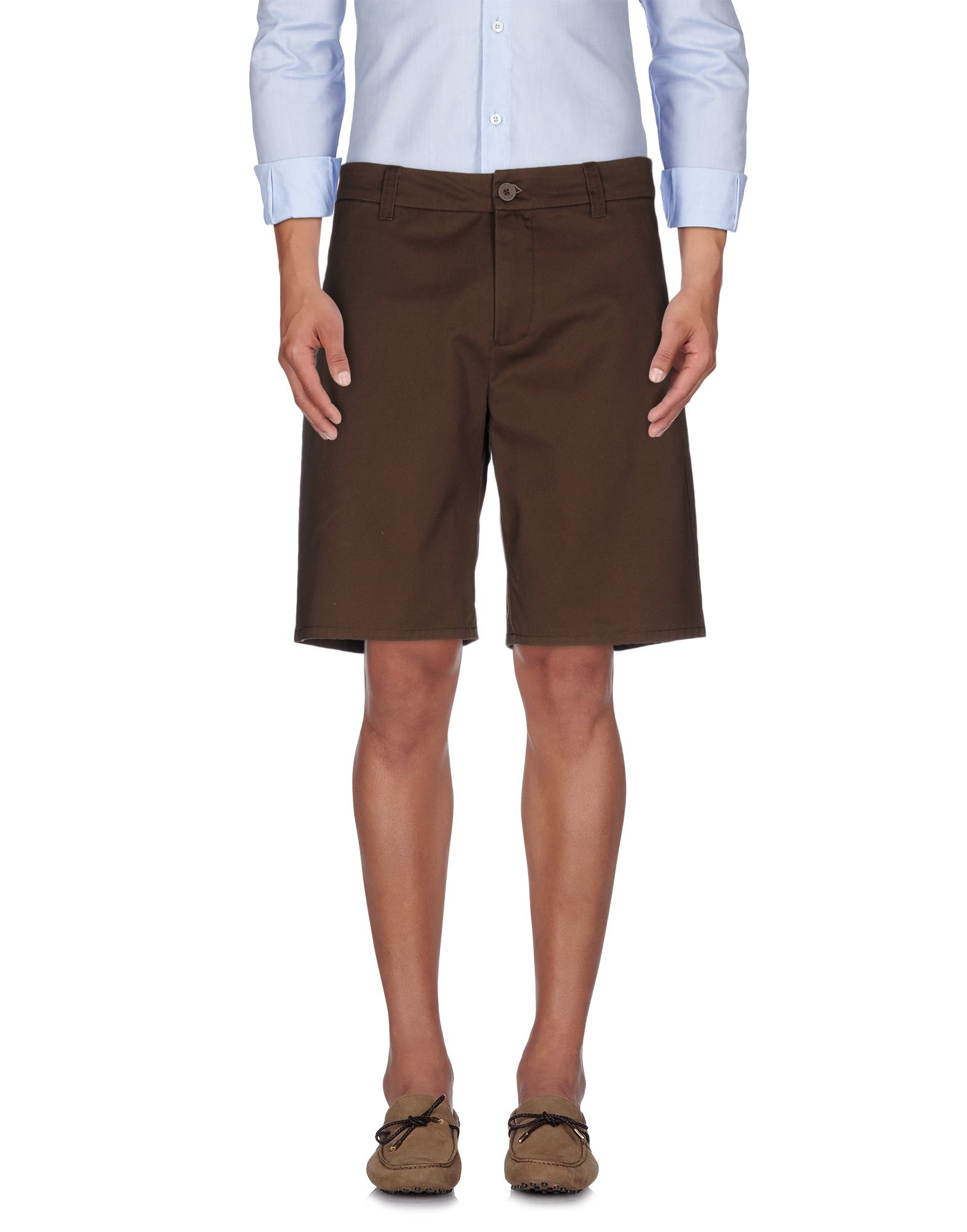 Brixton Bermuda Shorts in Brown for Men (Dark brown) | Lyst