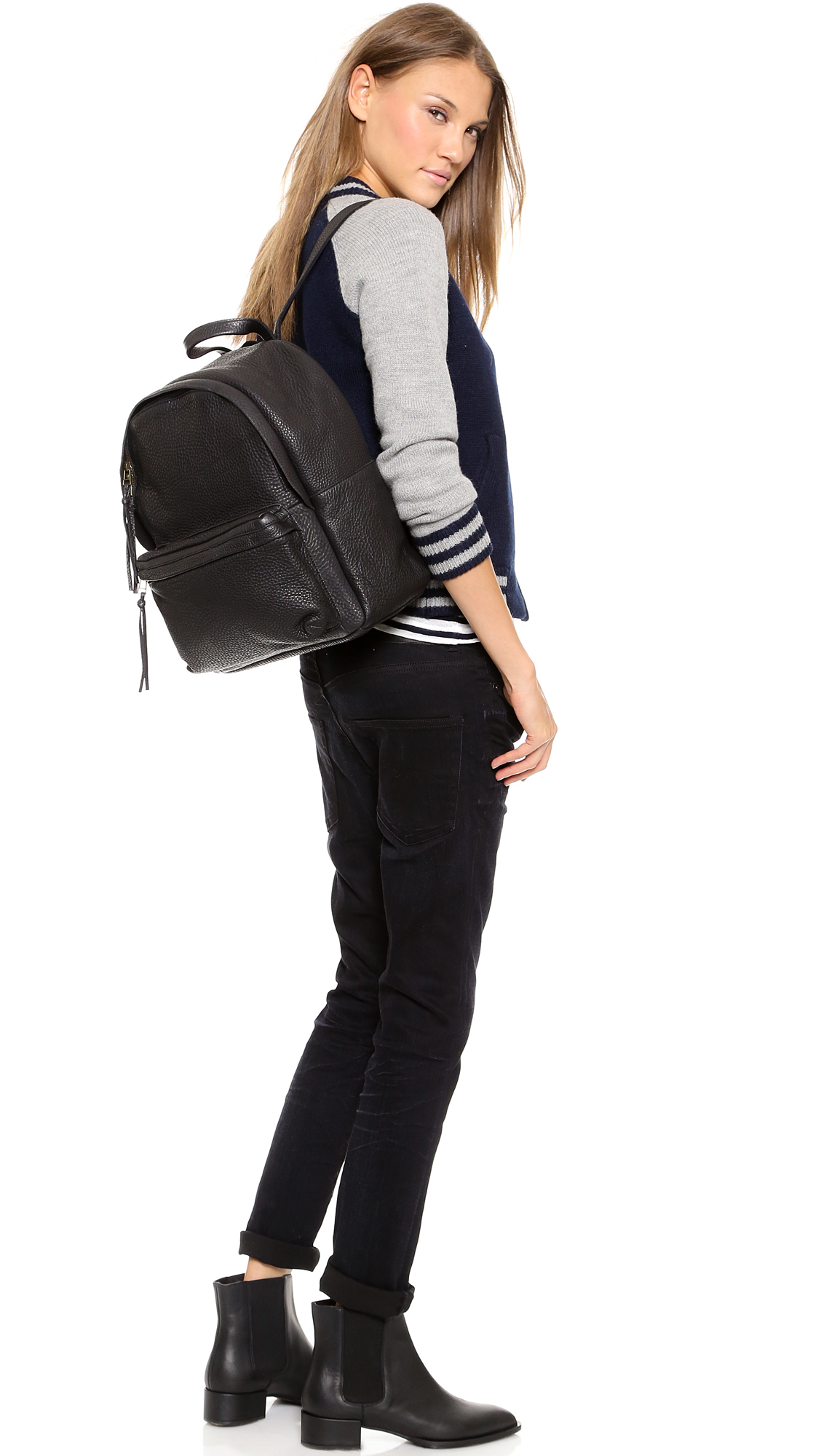madewell black backpack